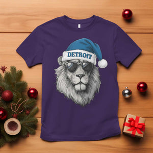 Vintage LF Christmas T Shirt Game Day Santa Hat Football Lovers TS10 Purple Print Your Wear