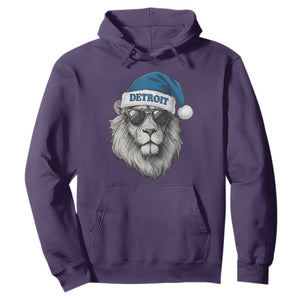 Vintage LF Christmas Hoodie Game Day Santa Hat Football Lovers TS10 Purple Print Your Wear