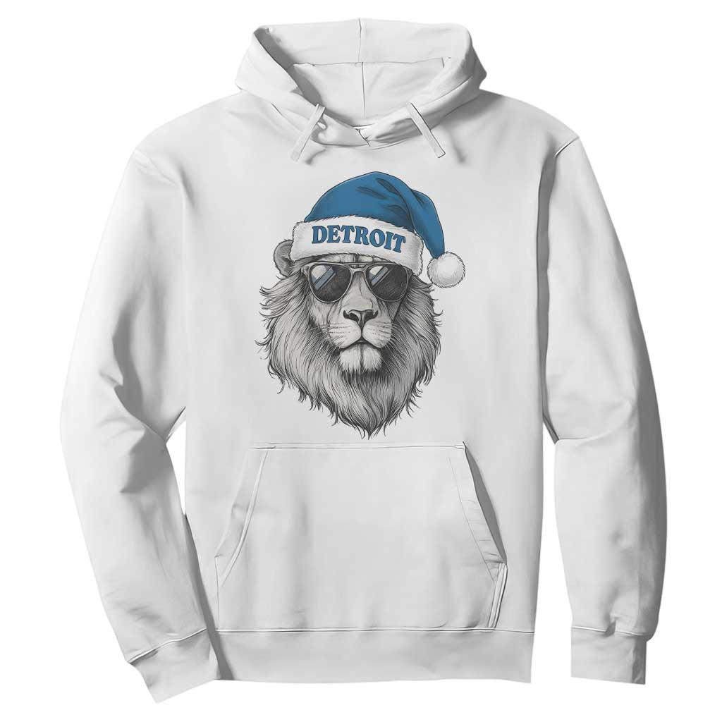 Vintage LF Christmas Hoodie Game Day Santa Hat Football Lovers TS10 White Print Your Wear