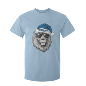 Vintage LF Christmas T Shirt For Kid Game Day Santa Hat Football Lovers TS10 Light Blue Print Your Wear