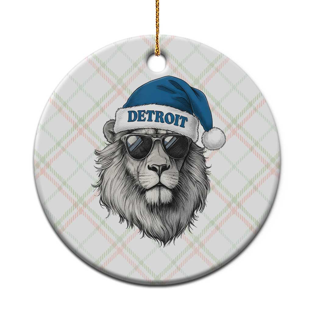 Vintage LF Christmas Ceramic Ornament Game Day Santa Hat Football Lovers TS10 1pc Christmas Plaid Print Your Wear