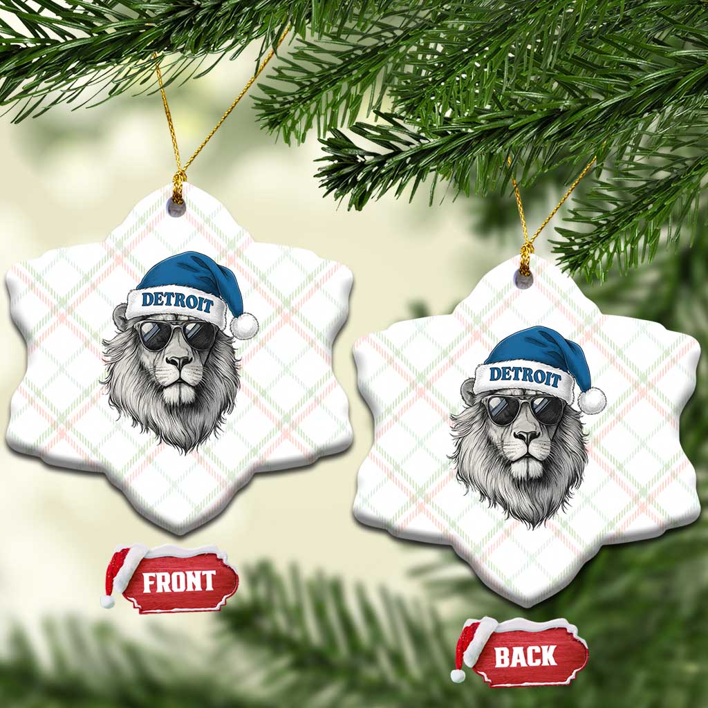 Vintage LF Christmas Ceramic Ornament Game Day Santa Hat Football Lovers TS10 Print Your Wear