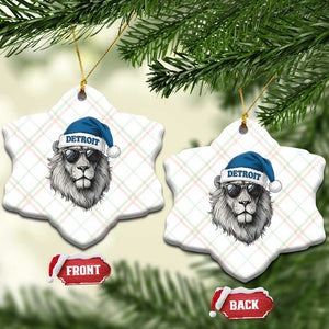 Vintage LF Christmas Ceramic Ornament Game Day Santa Hat Football Lovers TS10 Print Your Wear