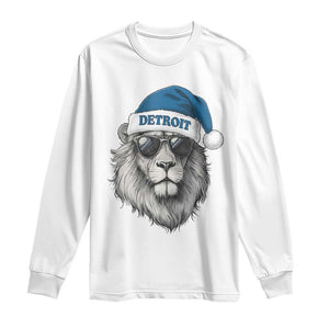 Vintage LF Christmas Long Sleeve Shirt Game Day Santa Hat Football Lovers TS10 White Print Your Wear