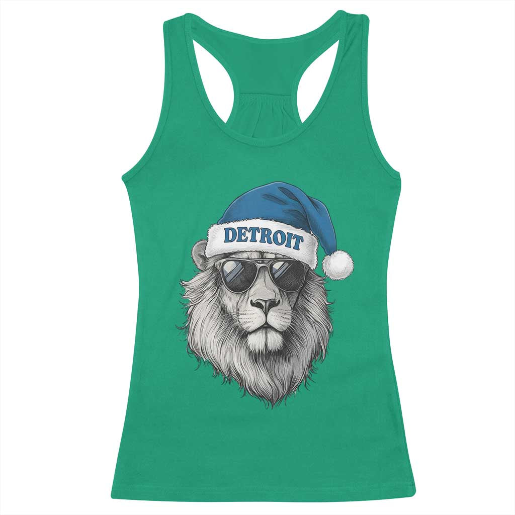 Vintage LF Christmas Racerback Tank Top Game Day Santa Hat Football Lovers TS10 Irish Green Print Your Wear