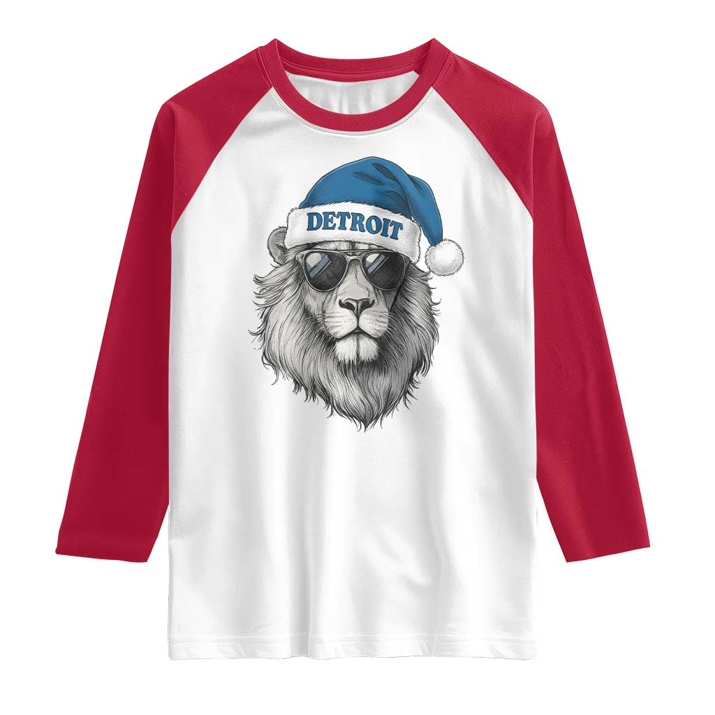 Vintage LF Christmas Raglan Shirt Game Day Santa Hat Football Lovers TS10 White Red Print Your Wear