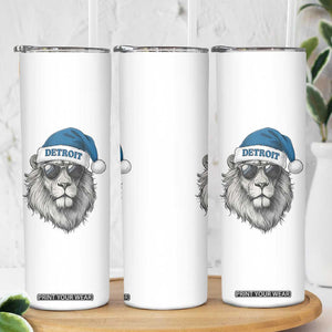 Vintage LF Christmas Skinny Tumbler Game Day Santa Hat Football Lovers TS10 Print Your Wear