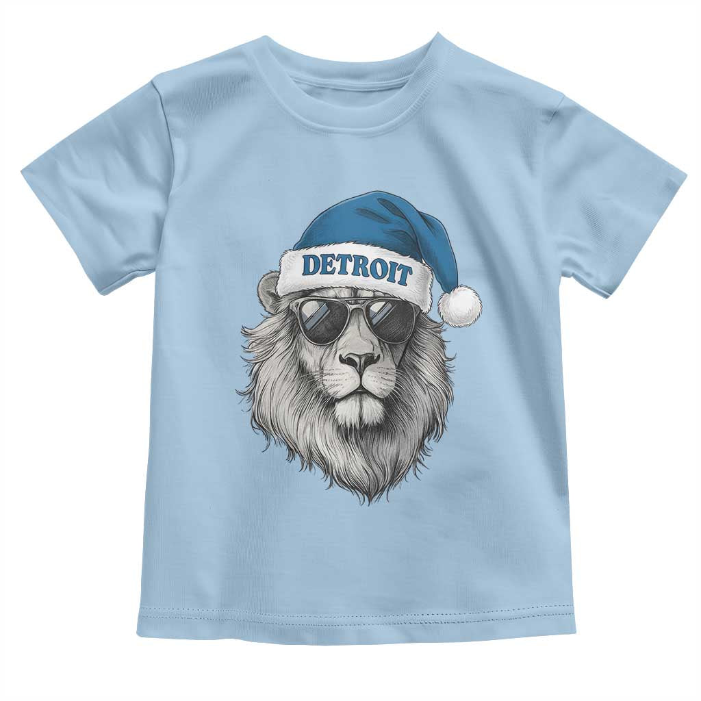 Vintage LF Christmas Toddler T Shirt Game Day Santa Hat Football Lovers TS10 Light Blue Print Your Wear
