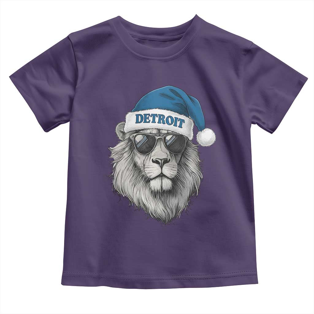 Vintage LF Christmas Toddler T Shirt Game Day Santa Hat Football Lovers TS10 Purple Print Your Wear