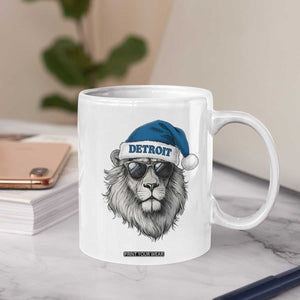 Vintage LF Christmas Coffee Mug Game Day Santa Hat Football Lovers TS10 Print Your Wear
