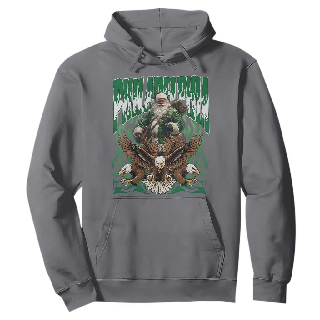 Funny Xmas Philly Hoodie Fly Santa Fly PFE Pride TS10 Charcoal Print Your Wear