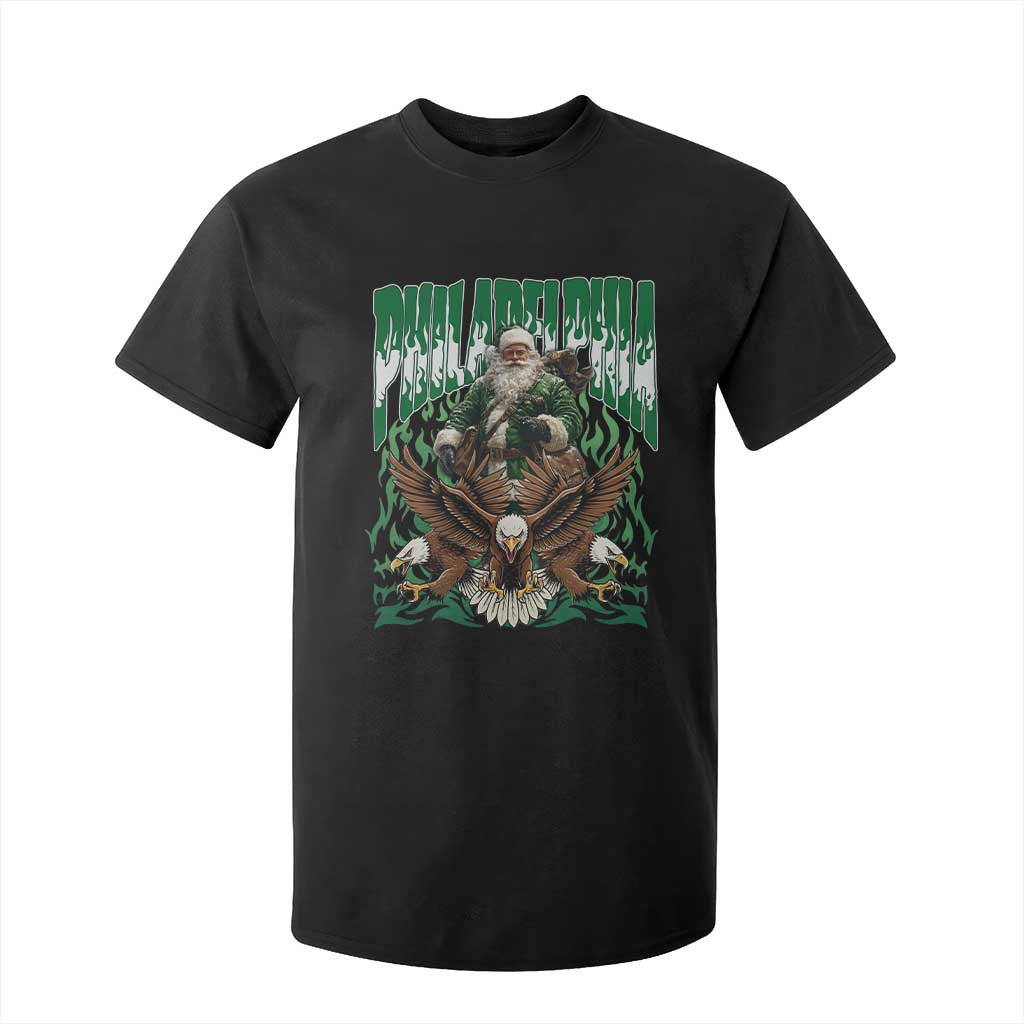 Funny Xmas Philly T Shirt For Kid Fly Santa Fly PFE Pride TS10 Black Print Your Wear