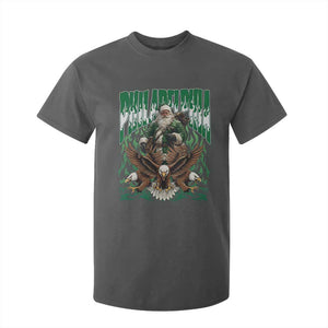 Funny Xmas Philly T Shirt For Kid Fly Santa Fly PFE Pride TS10 Dark Heather Print Your Wear