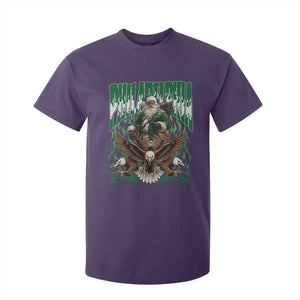 Funny Xmas Philly T Shirt For Kid Fly Santa Fly PFE Pride TS10 Purple Print Your Wear