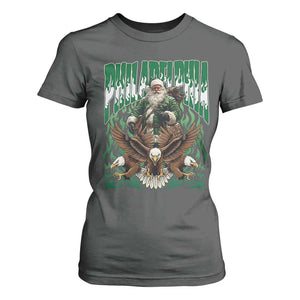 Funny Xmas Philly T Shirt For Women Fly Santa Fly PFE Pride TS10 Dark Heather Print Your Wear