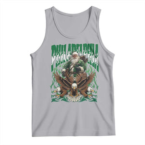 Funny Xmas Philly Tank Top Fly Santa Fly PFE Pride TS10 Athletic Heather Print Your Wear