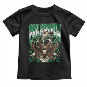 Funny Xmas Philly Toddler T Shirt Fly Santa Fly PFE Pride TS10 Black Print Your Wear