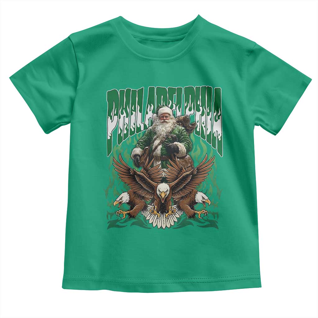 Funny Xmas Philly Toddler T Shirt Fly Santa Fly PFE Pride TS10 Irish Green Print Your Wear