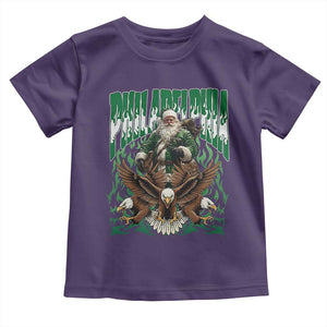 Funny Xmas Philly Toddler T Shirt Fly Santa Fly PFE Pride TS10 Purple Print Your Wear
