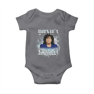 Funny Donica Lewinsky Baby Onesie Big Beautiful Bill Clinton Bubba Trump Bootleg TS10 Charcoal Print Your Wear