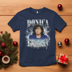 Funny Donica Lewinsky T Shirt Big Beautiful Bill Clinton Bubba Trump Bootleg TS10 Navy Print Your Wear