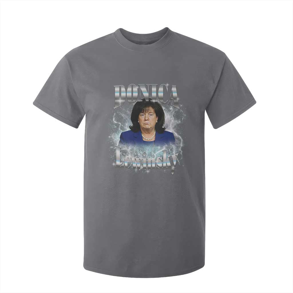 Funny Donica Lewinsky T Shirt For Kid Big Beautiful Bill Clinton Bubba Trump Bootleg TS10 Charcoal Print Your Wear