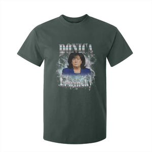 Funny Donica Lewinsky T Shirt For Kid Big Beautiful Bill Clinton Bubba Trump Bootleg TS10 Dark Forest Green Print Your Wear