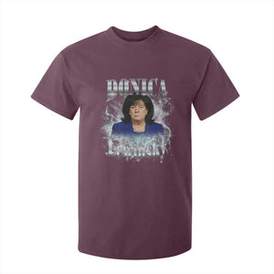 Funny Donica Lewinsky T Shirt For Kid Big Beautiful Bill Clinton Bubba Trump Bootleg TS10 Maroon Print Your Wear