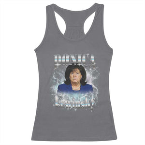 Funny Donica Lewinsky Racerback Tank Top Big Beautiful Bill Clinton Bubba Trump Bootleg TS10 Charcoal Print Your Wear
