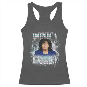 Funny Donica Lewinsky Racerback Tank Top Big Beautiful Bill Clinton Bubba Trump Bootleg TS10 Dark Heather Print Your Wear