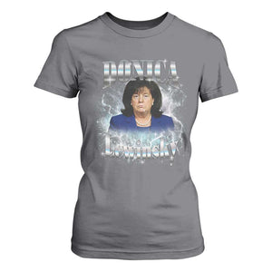 Funny Donica Lewinsky T Shirt For Women Big Beautiful Bill Clinton Bubba Trump Bootleg TS10 Charcoal Print Your Wear