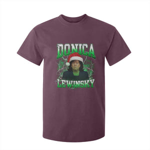 Funny Christmas Donica Lewinsky T Shirt For Kid Big Beautiful Bill Clinton Bubba Trump TS10 Maroon Print Your Wear