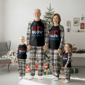 Let's Blow Bubba Plaid Pajama Set Donica Lewinsky Political Humor TS10 Christmas Plaid Print Your Wear
