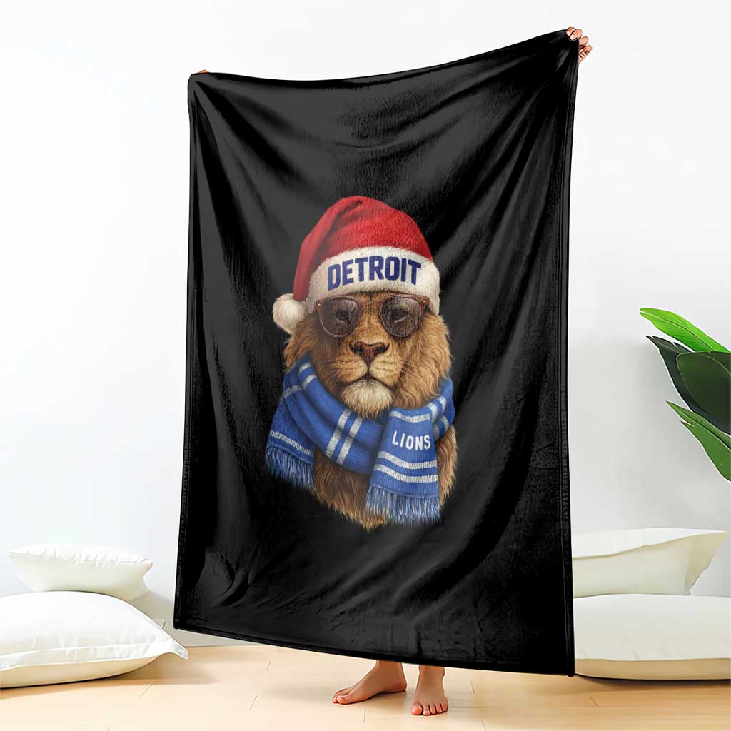 Vintage LF Christmas Throw Blanket Game Day Santa Hat Football Lovers TS10 Print Your Wear