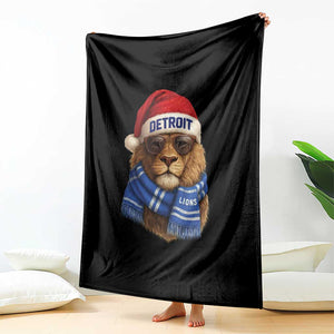 Vintage LF Christmas Throw Blanket Game Day Santa Hat Football Lovers TS10 Print Your Wear