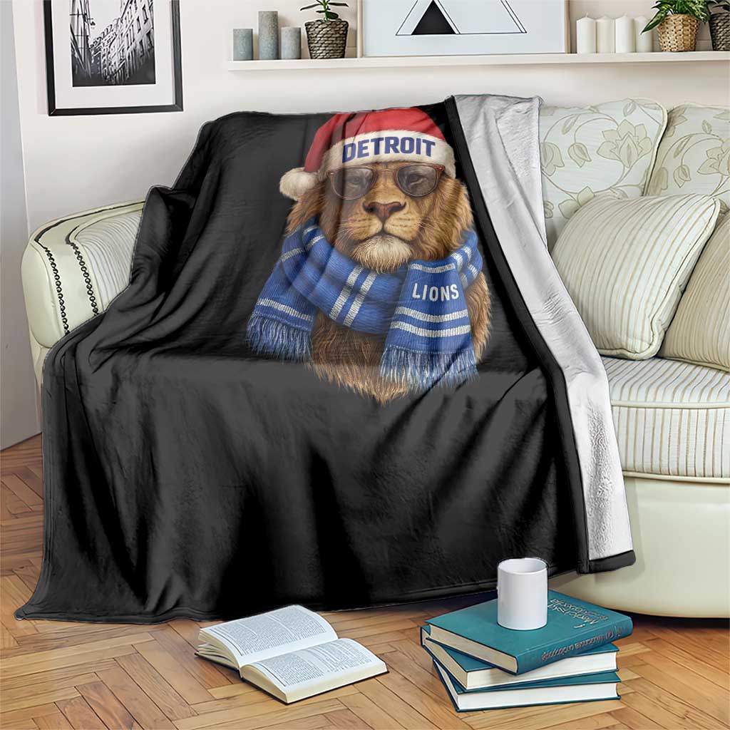 Vintage LF Christmas Throw Blanket Game Day Santa Hat Football Lovers TS10 Print Your Wear