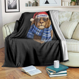 Vintage LF Christmas Throw Blanket Game Day Santa Hat Football Lovers TS10 Print Your Wear