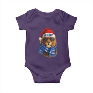 Vintage LF Christmas Baby Onesie Game Day Santa Hat Football Lovers TS10 Purple Print Your Wear
