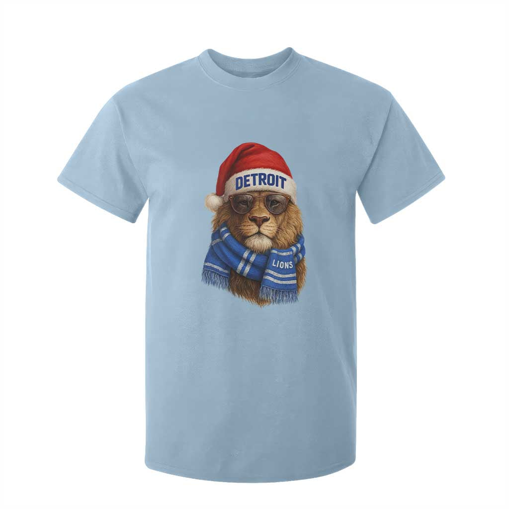 Vintage LF Christmas T Shirt For Kid Game Day Santa Hat Football Lovers TS10 Light Blue Print Your Wear