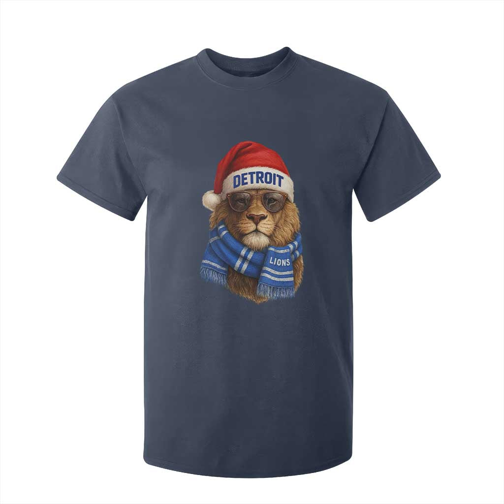 Vintage LF Christmas T Shirt For Kid Game Day Santa Hat Football Lovers TS10 Navy Print Your Wear