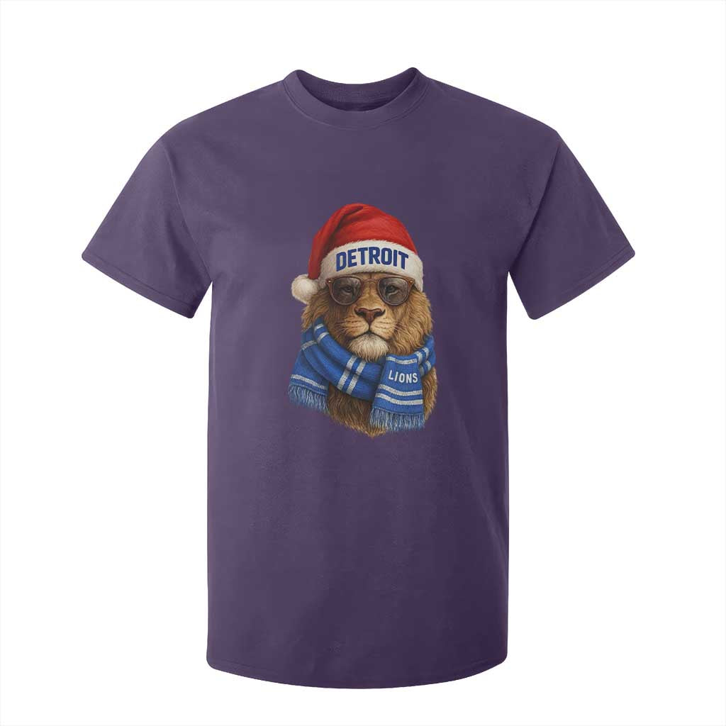 Vintage LF Christmas T Shirt For Kid Game Day Santa Hat Football Lovers TS10 Purple Print Your Wear