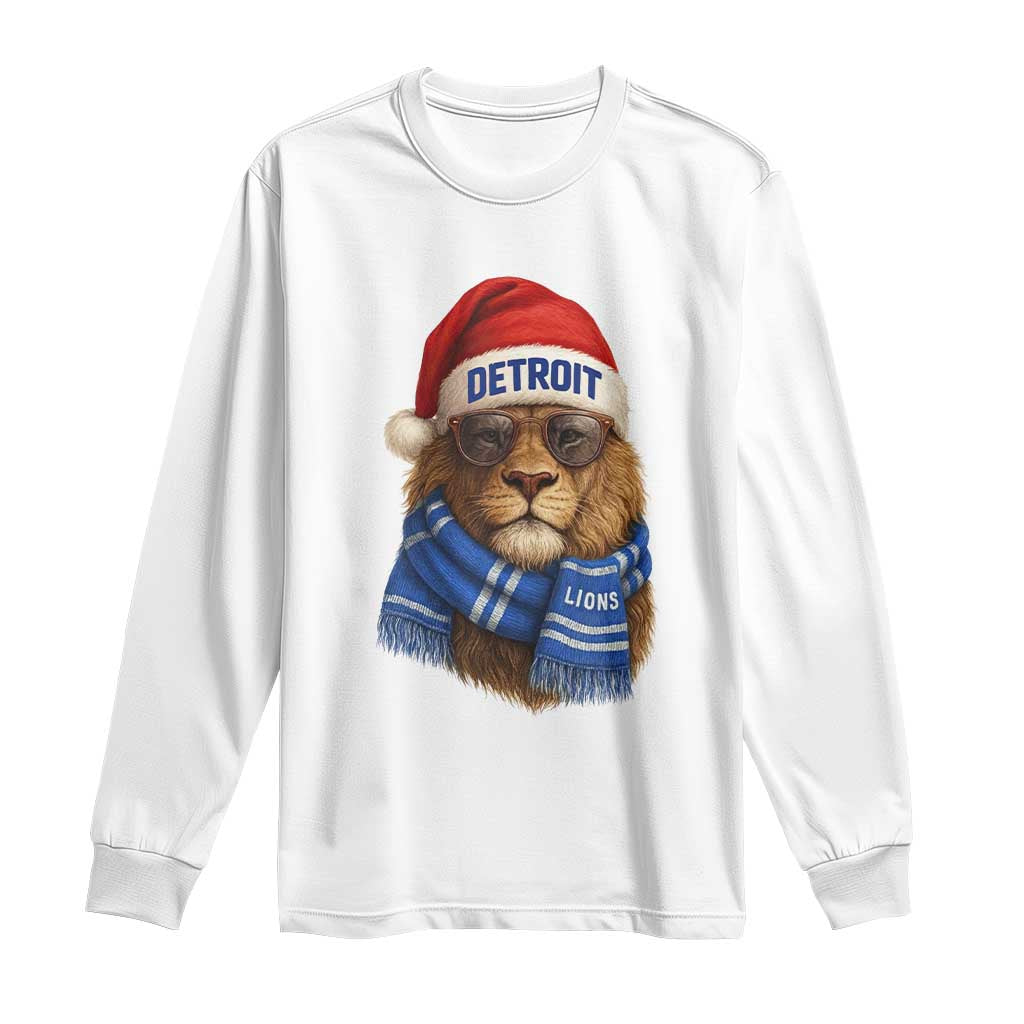 Vintage LF Christmas Long Sleeve Shirt Game Day Santa Hat Football Lovers TS10 White Print Your Wear