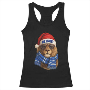 Vintage LF Christmas Racerback Tank Top Game Day Santa Hat Football Lovers TS10 Black Print Your Wear