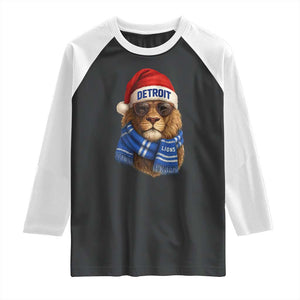 Vintage LF Christmas Raglan Shirt Game Day Santa Hat Football Lovers TS10 Black White Print Your Wear