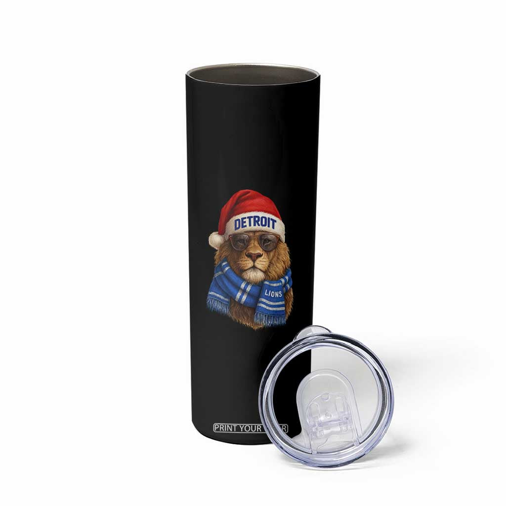 Vintage LF Christmas Skinny Tumbler Game Day Santa Hat Football Lovers TS10 Print Your Wear
