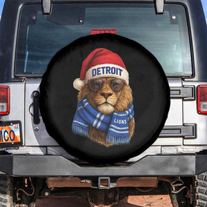 Vintage LF Christmas Spare Tire Cover Game Day Santa Hat Football Lovers TS10 No hole Black Print Your Wear