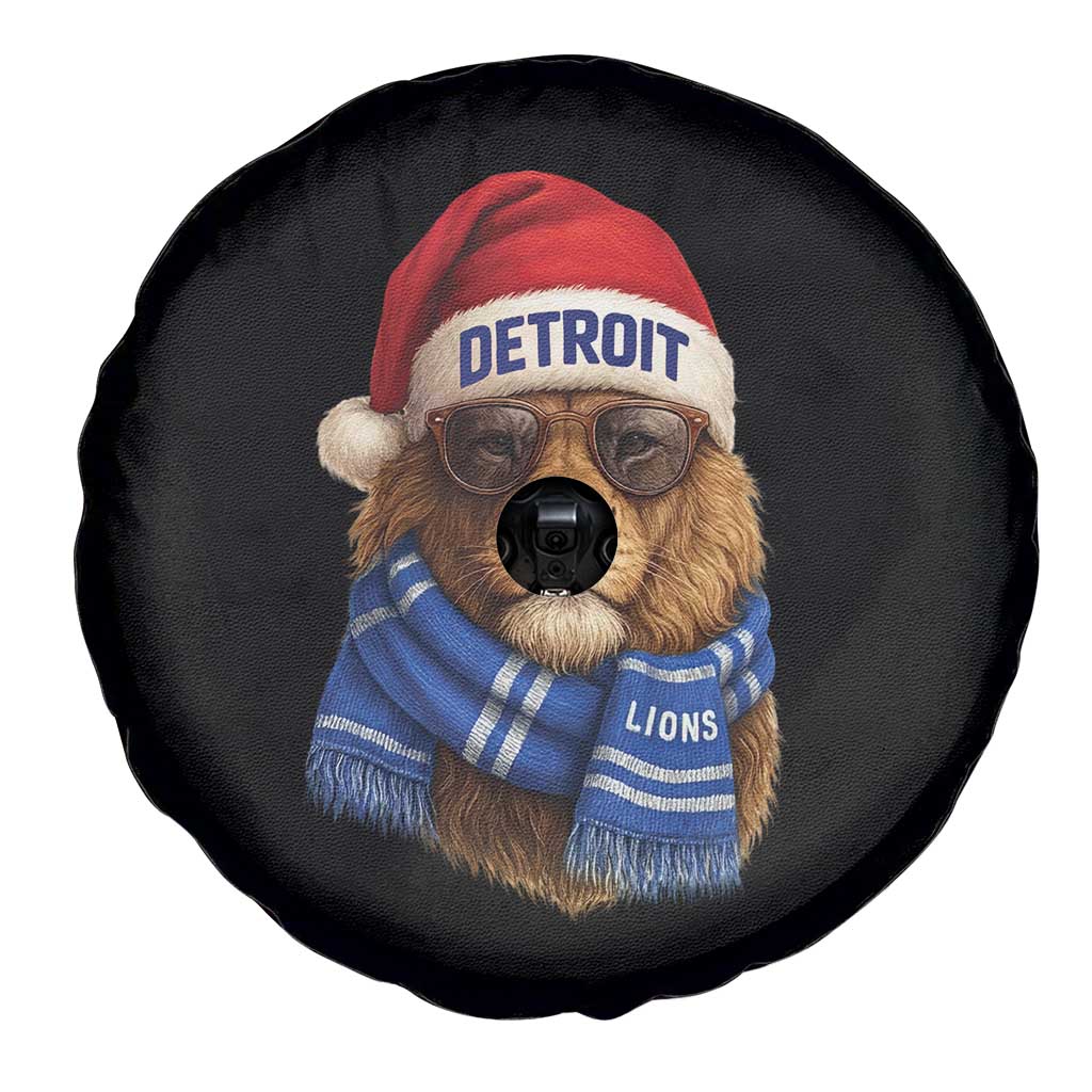 Vintage LF Christmas Spare Tire Cover Game Day Santa Hat Football Lovers TS10 Print Your Wear