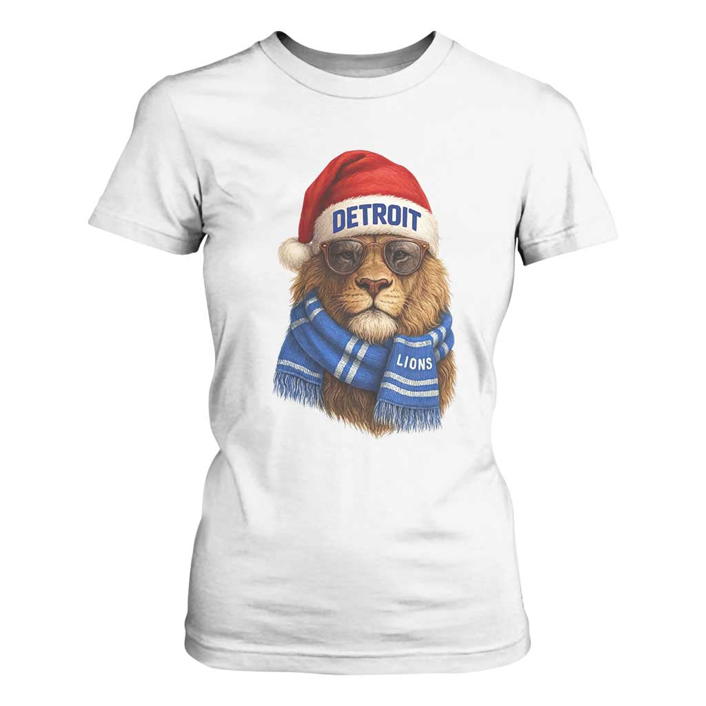 Vintage LF Christmas T Shirt For Women Game Day Santa Hat Football Lovers TS10 White Print Your Wear