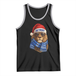 Vintage LF Christmas Tank Top Game Day Santa Hat Football Lovers TS10 Black Athletic Heather Print Your Wear
