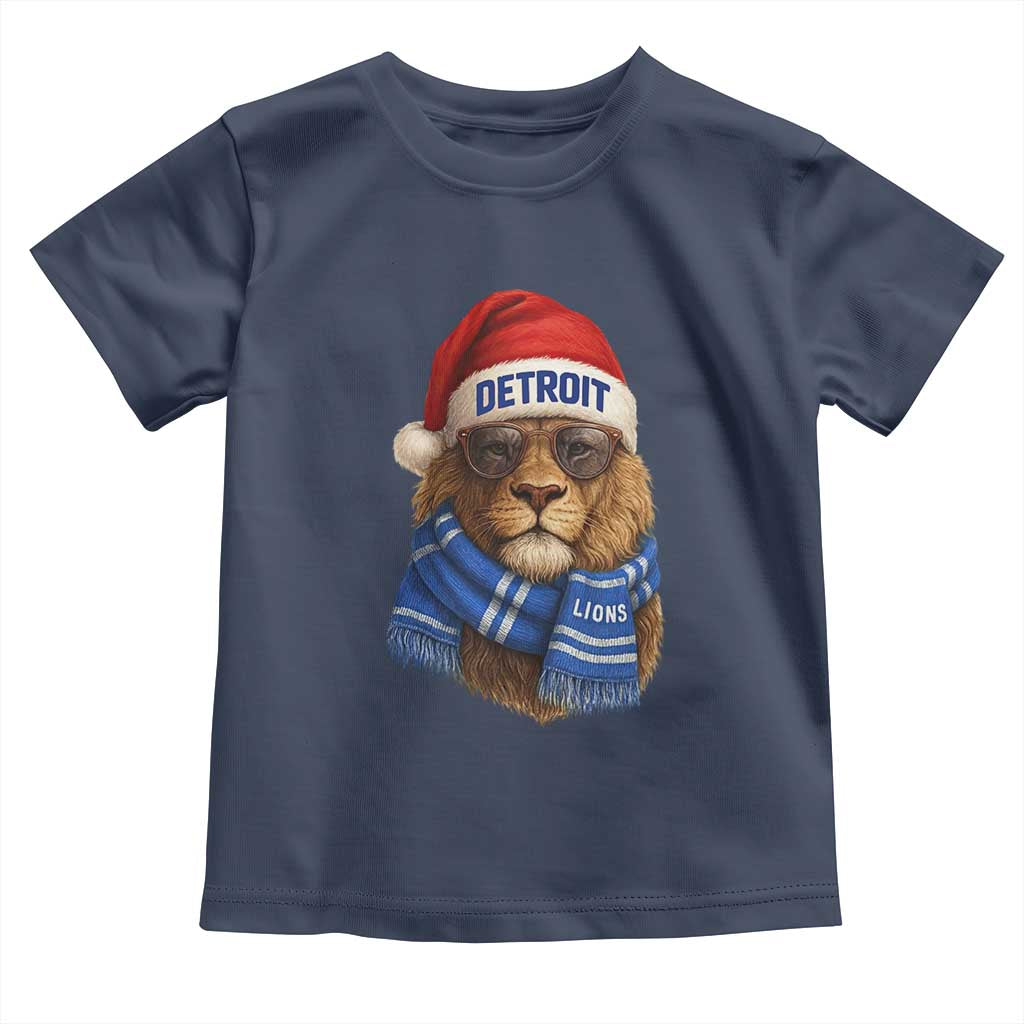 Vintage LF Christmas Toddler T Shirt Game Day Santa Hat Football Lovers TS10 Navy Print Your Wear